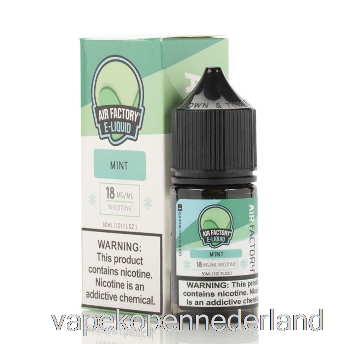 Vape Nederland Mint - Luchtfabriek Zouten Eliquids - 30ml 18mg